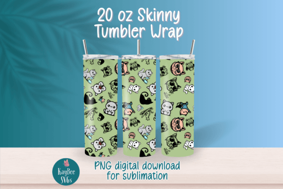 Download Cat Sublimation Tumbler Wrap PNG - Sublimation tumbler wrap Collection